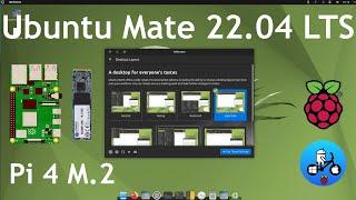 One of the best Pi 4 operating systems. Ubuntu Mate 22.04 LTS M.2