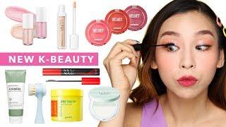 Full Face of New Korean Beauty Products | TINA TRIES IT