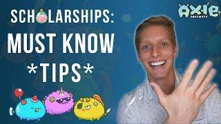 Axie Infinity | Five Things I Wish I Knew *Setting Up Scholarship Program*