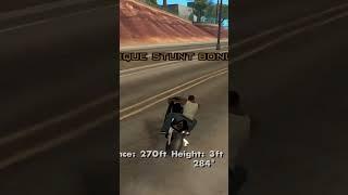 GTA SA: Stunts performed by CJ 20 #grandtheftauto #gtasanandreas #gta #openworldgame #grandtheftauto