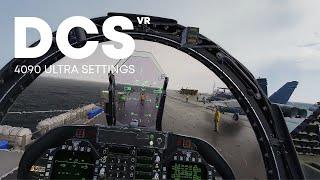 DCS 2.8 VR RTX 4090 ultra settings carrier launch in bad weather