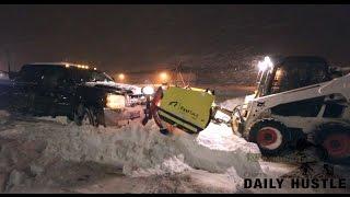 Epic Snow Storm in Jackson, Mn  !!! Snow Removal 2016 2017  Chant's Daily Hustle 48 Pt 1