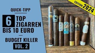 Die 6 TOP Zigarren bis 10 Euro - unsere Empfehlungen 2024 | Quick Tipp | Zigarren Review