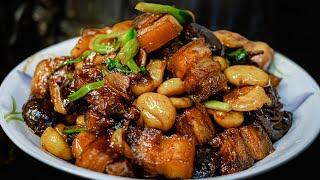 Hakka Chestnut Braised Pork | Multi-language CC subtitles