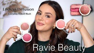 RAVIE BEAUTY: ENDLESS DIFFUSION BAKED BLUSH - Application & Review || Tania B Wells