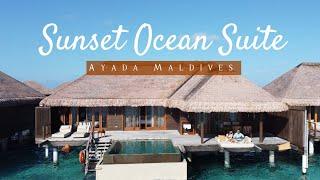 Ayada Maldives | Sunset Ocean Suite  | Luxurious Water Villa in Maldives 