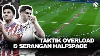 Bongkar Pertahanan Atleti, Taktik Overload & Serangan Halfspace Ancelotti