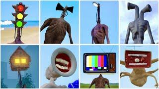 siren head, pipe head, light head, tv head, house head, traffic head in Real Life