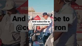 Why aren’t you following @concreteiron  yet? LIKE & SUBSCRIBE #concrete #shorts