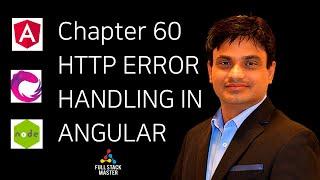 Chapter-60 Handling Global HTTP Errors in Angular app