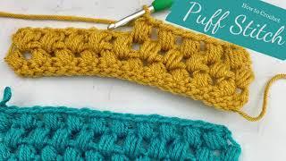 Puff Stitch Tutorial, How to Crochet the Puff Stitch