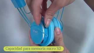 Audífonos Inalambricos NIA Mp3/MicroSD/FM