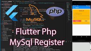 Flutter Php Mysql Login and Register Tutorial(Part 1).