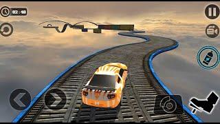 Impossible Car Tracks 3D - ORANGE & RED CAR