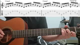 Stranger Things Main Theme - Easy Fingerstyle Guitar Playthrough Tutorial Lesson With Tabs