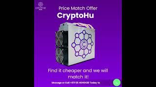 CryptoHub Price Match Guarantee #uae #cryptocurrency #cryptomining #crypto #btc #investing