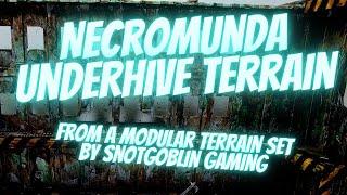 Underhive for Necromunda from a Modular Terrain Kit by Snot Goblin Gaming's newest Kickstarter