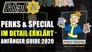 Perks und SPECIAL im Detail erklärt | Anfänger Guide | Fallout 76