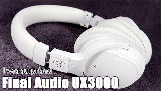 Final Audio UX3000 full-size Bluetooth headphones with ANC