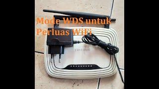 Memperluas Jaringan WiFi  tanpa Kabel Dgn TpLink TL WR 841N.