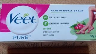 Veet Hair Removal Cream for Dry Skin... how to use full information