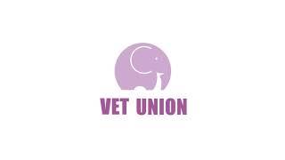 Анимационная видео заставка логотипа Vet Union