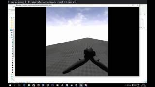 UE4 How to setup HTC Vive VR Motion Controllers with models