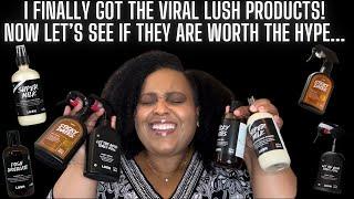 REVIEWING ALL THE VIRAL LUSH PRODUCTS | STICKY DATES, SUPER MILK, & MORE