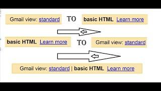 How to change Gmail from Standard to HTML & HTML to Standard View gmail standard to basic html 2023