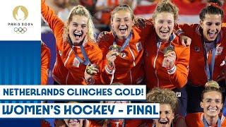 Netherlands beat China in shoot-out to win the gold in women’s hockey  | Paris 2024 highlights