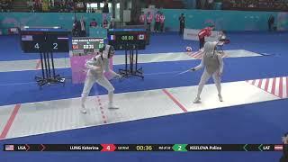 Wuxi Worlds 2025 JWF - L32 - Katerina Lung USA v Polina Kozlova LAT