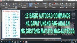 AUTOCAD BASIC COMMANDS