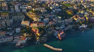 Napoli vista dal drone 4k, posillipo parte 1