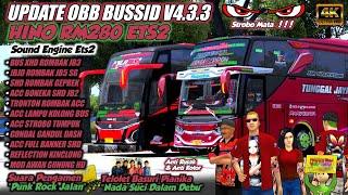 TERBARU LAGI !! OBB BUSSID V4.3.3 HINO RM280 ETS2 | Grafik Hd Full Acc Bus | Basuri Suci Dalam Debu