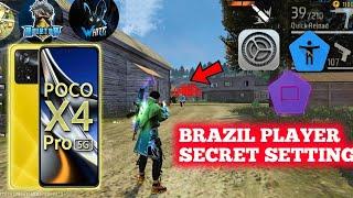 POCO X4 PRO 5G BRAZIL PLAYERS SECRET SETTINGS FREE FIRE DPI