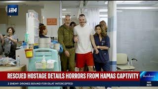 Andrey Kozlov speaks to i24NEWS after rescue from Hamas captivity