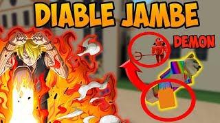 THE POWER OF DIABLE JAMBE & BLACK LEG SHOWCASE | STEVE'S ONE PIECE | ROBLOX