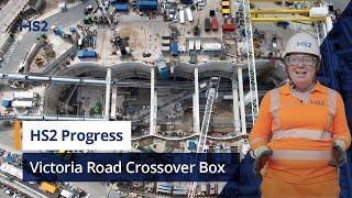 HS2 Super Structure | Victoria Road Crossover Box building to Old Oak Common