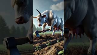 Beautiful story of a hardworking farmer cow  #animals #youtubeshorts #shorts #viral #ytshorts #ai