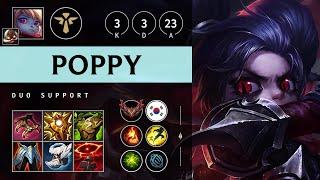 Poppy Support vs Rell: Vision Controller - KR Grandmaster Patch 14.22