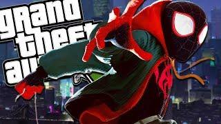 THE NEW SPIDER-MAN: INTO THE SPIDER-VERSE MOD (GTA 5 PC Mods Gameplay)