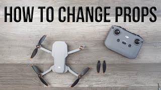 DJI Mini 2 Tutorial - How to Change the Propellers