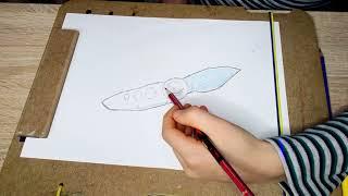 how to draw a flipknife stone cold & Как нарисовать нож флипкнайф холодный нож из standoff2 & GPS