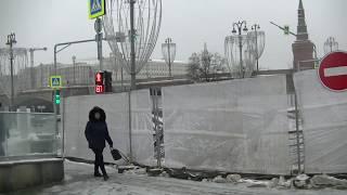 Парк Зарядье. Новая парковка в центре Москвы. Zaryadie park. Moscow parking
