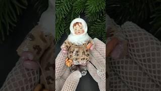 Юлечка (ватная ёлочная игрушка ручной работы)
