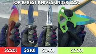 The 10 BEST Budget Knives for Under $250 (CHEAP CS2 KNIFE SKINS 2025)