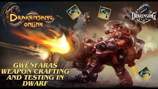 Drakensang Online - Gwenfaras Weapon Crafting & Testing in Dwarf, Drakensang, Dso, mmorpg