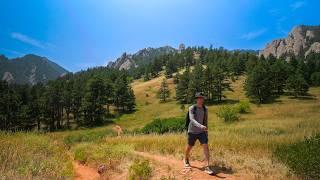 Hiking in the Foothills of the Flatirons