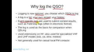 Logging and QSLing for the Radio Amateur