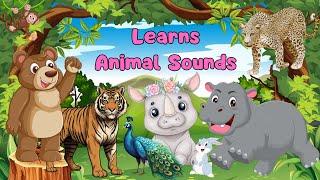  Wild Animal Adventure – Learn Animal Sounds & Guess the Names | What animal is this?  